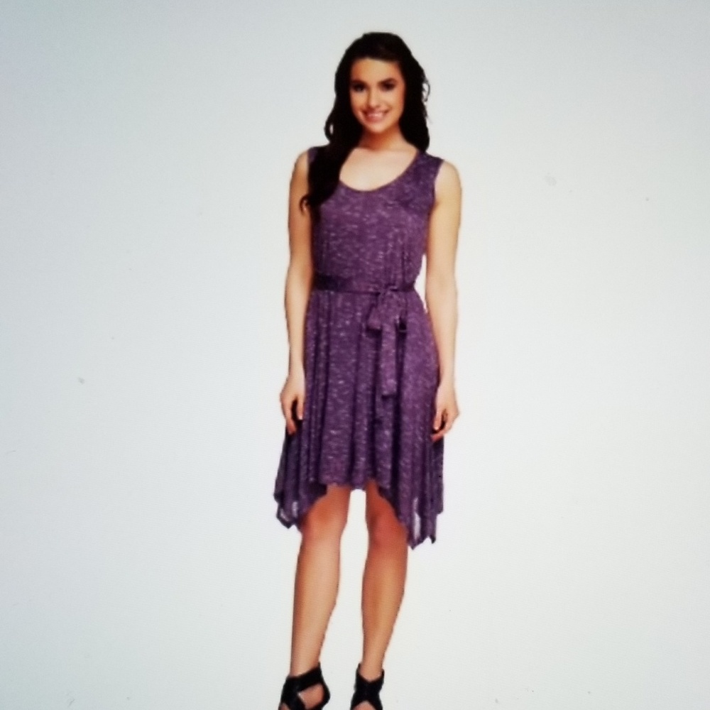 Belle Gray by Lisa Rinna Purple Dress Sz L…